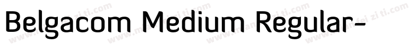 Belgacom Medium Regular字体转换